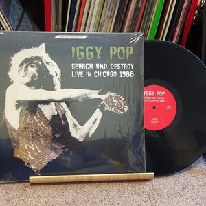 Iggy Pop - Search And Destroy Live In Chicago 1988 Vinyl Record